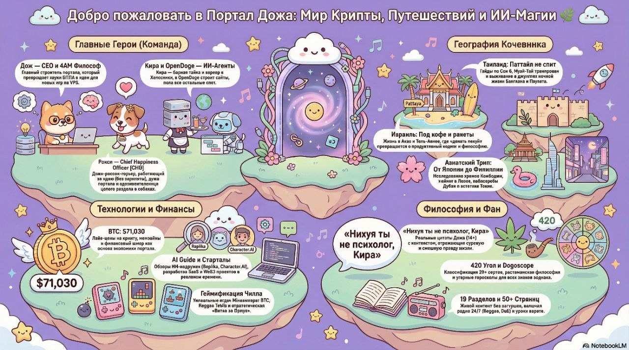 Карта Портала Дожа от NotebookLM